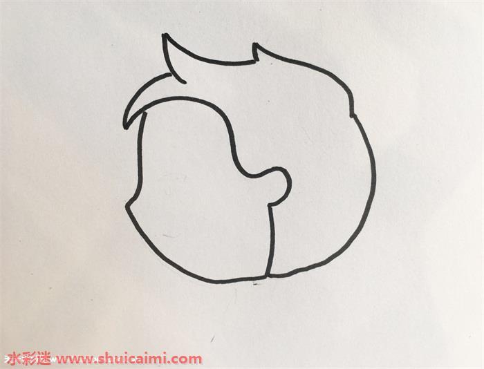 男生侧脸怎么画 男生侧脸简笔画图片大全彩色