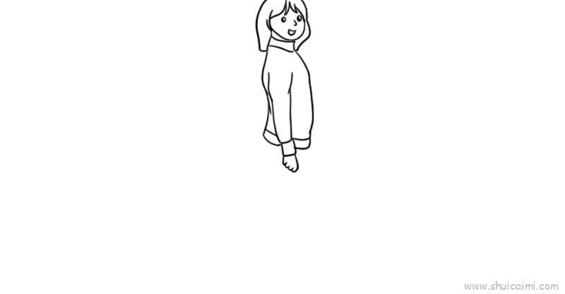 侧面人物儿童画怎么画 侧面人物简笔画简单又好看