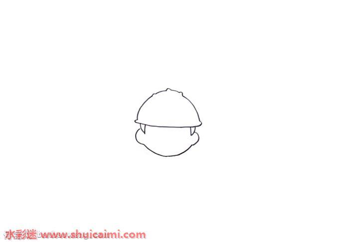 工人怎么画 工人简笔画步骤