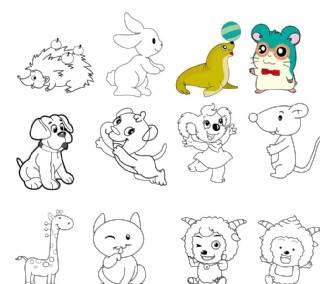 图片简笔画 图片简笔画彩色