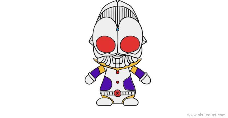 奥特之王儿童画怎么画 奥特之王简笔画简单又好看