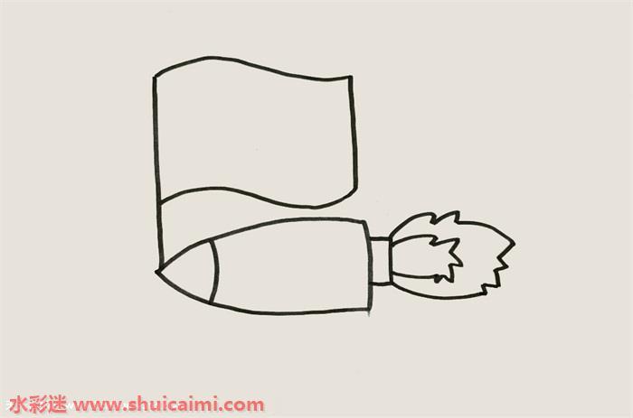 热爱党热爱祖国画怎么画 热爱党热爱祖国画简笔画步骤图