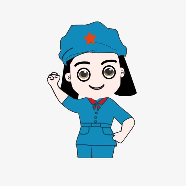 红军战士简笔画 红军战士简笔画图片