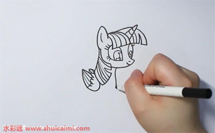 紫悦公主怎么画 紫悦公主简笔画图片