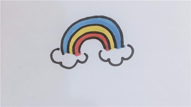 彩虹简笔画怎么画 彩虹简笔画简单又好看