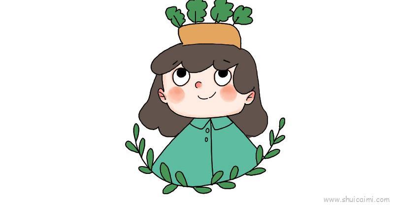 网红小人儿童画怎么画 网红小人简笔画画法