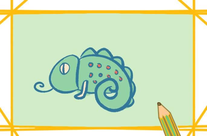 蜥蜴简笔画 蜥蜴简笔画图片