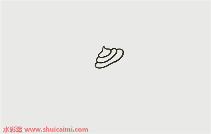 冰淇淋怎么画 可爱冰淇淋简笔画步骤