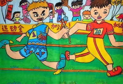 运动会简笔画 运动会简笔画儿童画