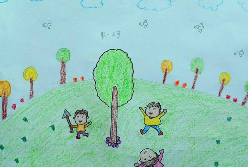春天简笔画图片大全彩色 春天简笔画图片大全彩色