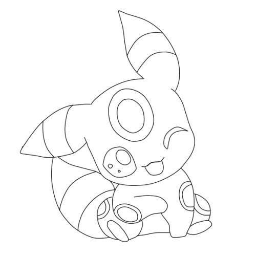 精灵宝可梦简笔画 精灵宝可梦简笔画图片大全