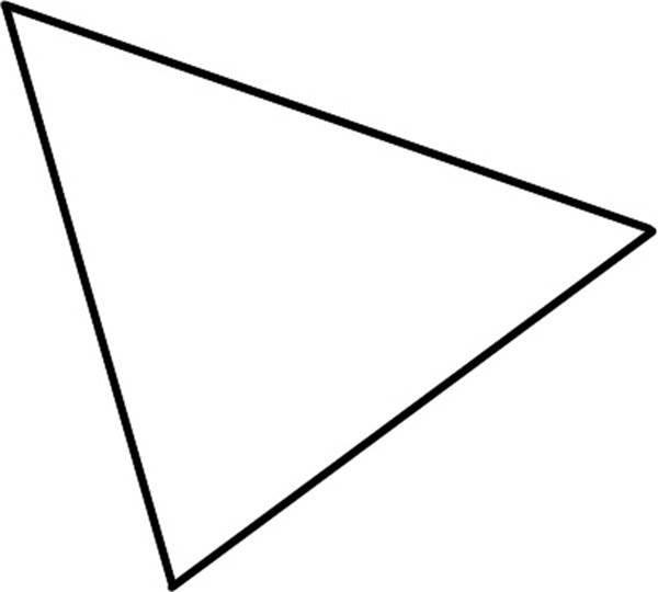 三角形简笔画 三角形简笔画图片