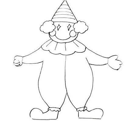 小丑简笔画图片大全 小丑简笔画图片大全可爱