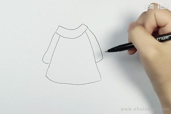 幼儿女孩服饰简笔画怎么画 幼儿女孩服饰简笔画图片