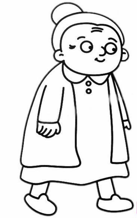 奶奶的简笔画 奶奶的简笔画简单又漂亮