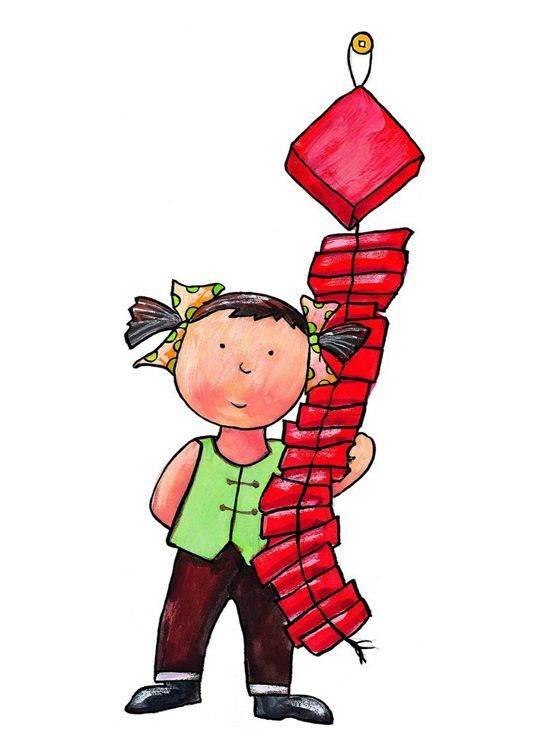 过年放鞭炮的图片简笔画 过年放鞭炮的图片简笔画大全