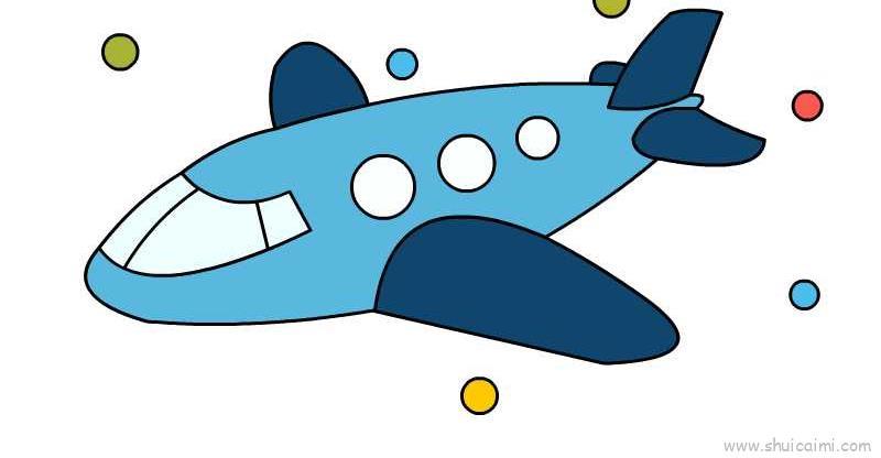 飞机模型儿童画怎么画 飞机模型简笔画简单
