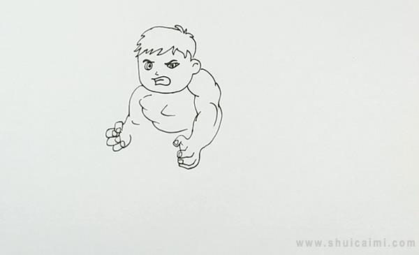 绿巨人简笔画怎么画 绿巨人简笔画简单又好看