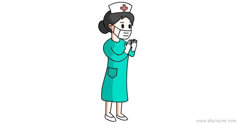 女医生儿童画怎么画 女医生简笔画图片大全
