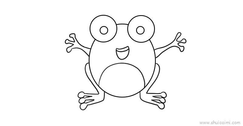 青蛙儿童画怎么画 青蛙简笔画简单又好看