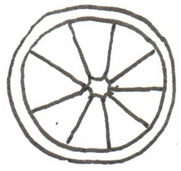 橙子简笔画 橙子简笔画带颜色