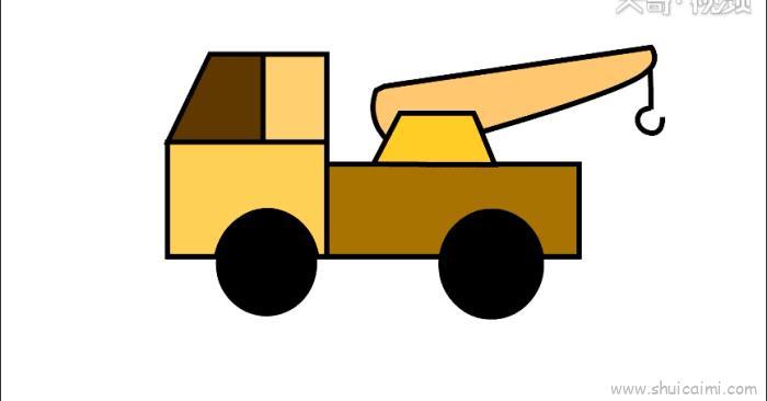 工程车儿童画怎么画 工程车简笔画图片大全