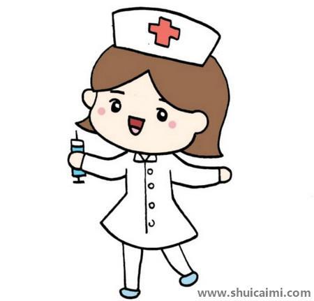 护士的儿童简笔画