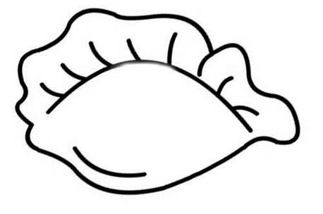 饺子的简笔画 饺子的简笔画怎么画最简单的画法