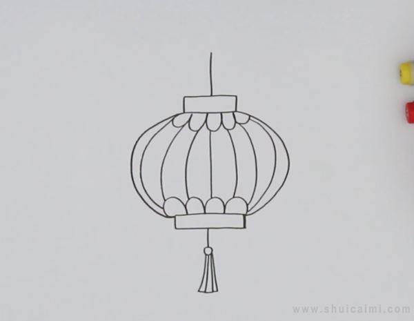 灯笼简笔画怎么画 灯笼简笔画好看