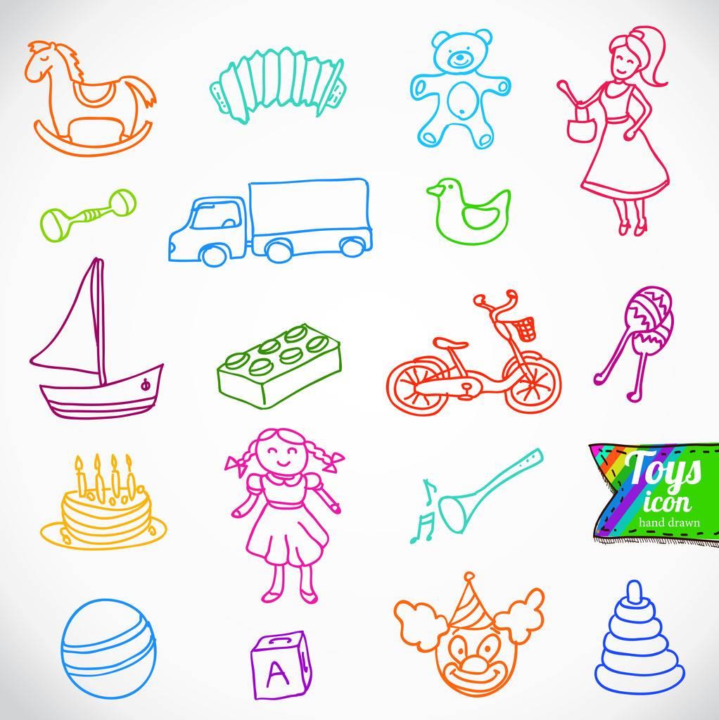 玩具简笔画 玩具简笔画可爱卡通