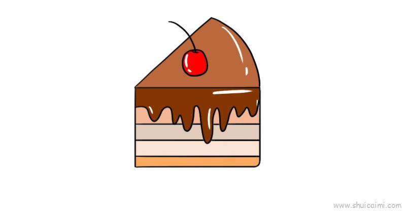 蛋糕儿童画怎么画 蛋糕简笔画简单