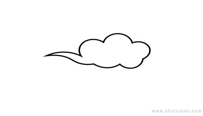祥云简笔画怎么画 祥云简笔画简单