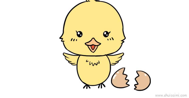 小鸡儿童画怎么画 小鸡简笔画图片大全