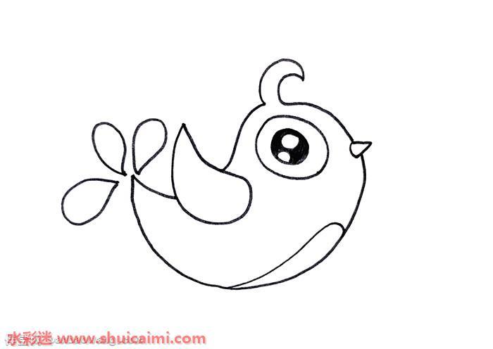 喜鹊怎么画 喜鹊简笔画画法