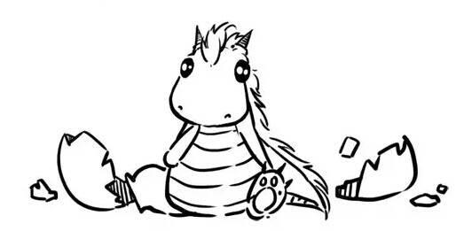 小龙的简笔画图片大全 小龙的简笔画图片大全可爱