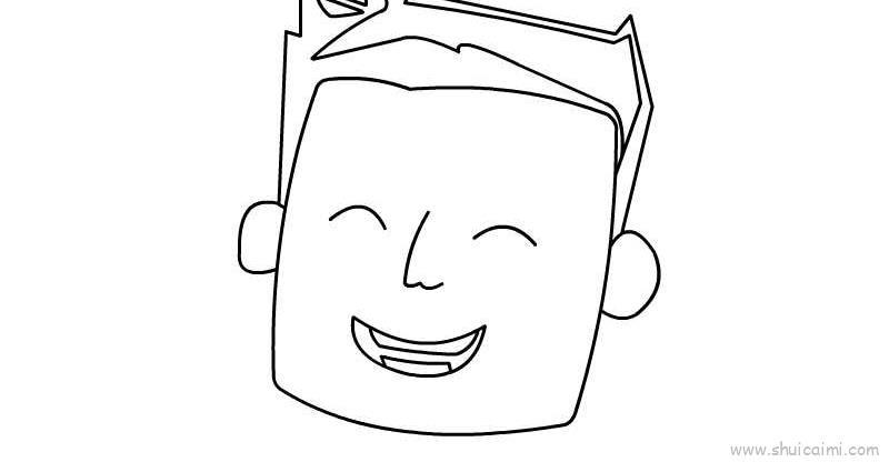 脸儿童画怎么画 脸简笔画图片大全