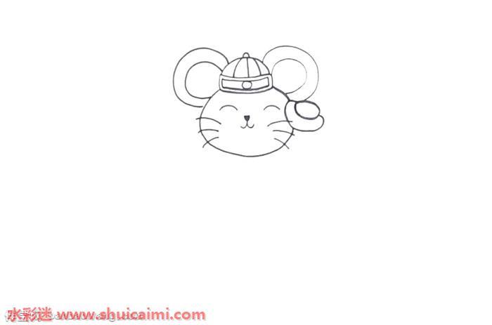 鼠年年画怎么画 鼠年年画简笔画步骤图