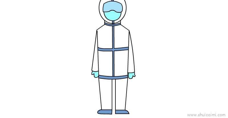 医生戴口罩儿童画怎么画 医生戴口罩简笔画简单