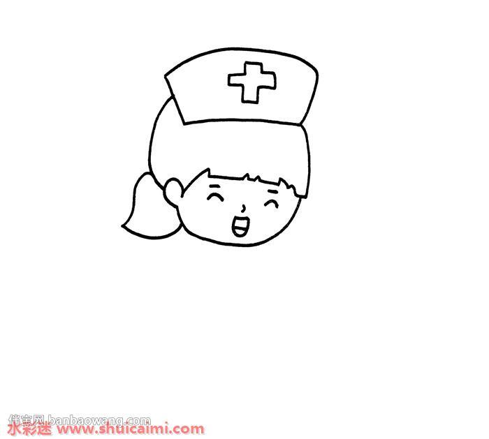 白衣天使怎么画 白衣天使简笔画漂亮彩色