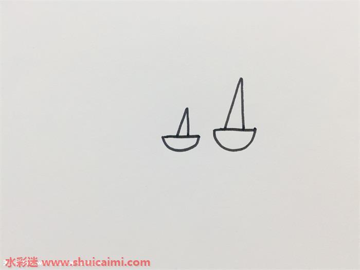 大海怎么画 大海简笔画画法