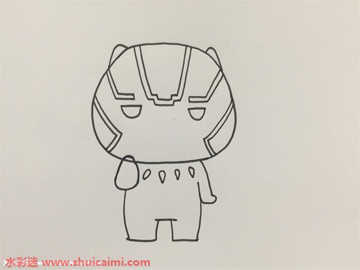 黑豹怎么画？黑豹简笔画步骤教程