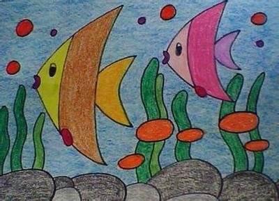 海底简笔画图片大全 海底世界简笔画图片大全