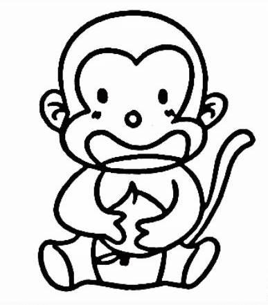 猴子简笔画 猴子简笔画简单