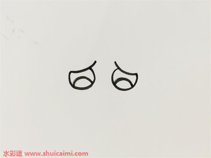 哭脸怎么画 哭脸简笔画步骤