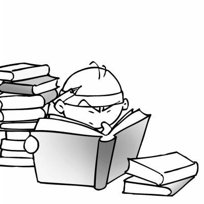 备战高考简笔画 高考的简笔画