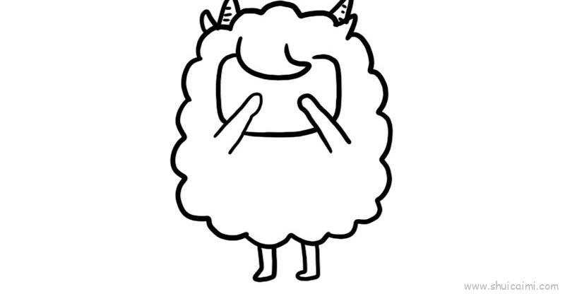 害羞儿童画怎么画 害羞简笔画画法