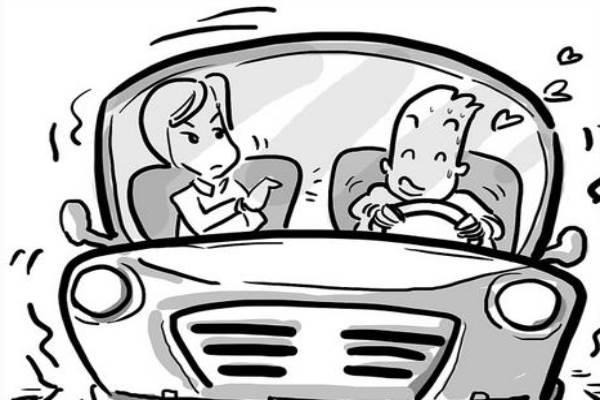 开车的简笔画图片大全 开车的简笔画图片大全彩色