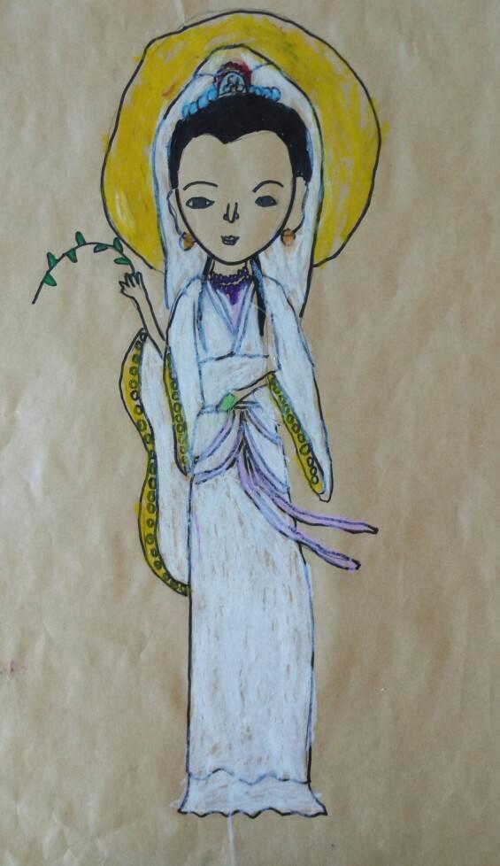 观音菩萨怎么画简笔画 观音菩萨怎么画简笔画真相