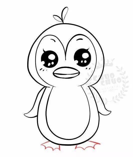 小企鹅简笔画图片大全 小企鹅简笔画图片大全彩色