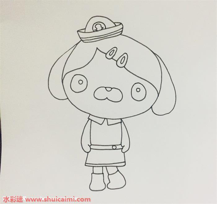 达西西怎么画 达西西简笔画简单好看